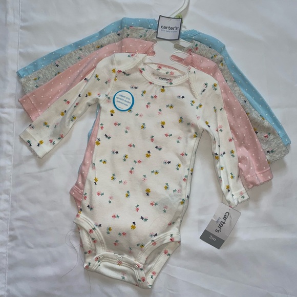 Carter's Other - Flower polkadot long sleeves